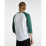 Pánske tričko s krátkym rukávom VANS CLASSIC RAGLAN-WHITE-BISTRO GREEN · záber 3