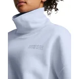 Dámska zateplená mikina UNDER ARMOUR UA Icon Fleece OS Mock Crew-BLU · záber 2