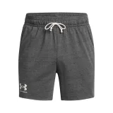 Pánske teplákové kraťasy UNDER ARMOUR UA Rival Terry 6in Short-GRY · záber 5