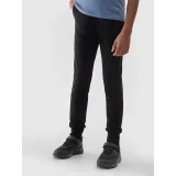 Dievčenské tepláky 4F JUNIOR TROUSERS-4FJWSS24TTROF587-20S-DEEP BLACK · záber 2