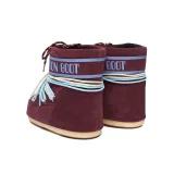 Nízke zimné topánky MOON BOOT MB ICON LOW SUEDE LACES-D013 BURGUNDY · záber 3