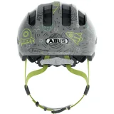 Juniorská cyklistická prilba ABUS Smiley 3.0 LED grey space S · záber 2