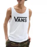 Pánske tričko s krátkym rukávom VANS CLASSIC TANK-WHITE-BLACK · záber 1