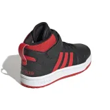 Chlapčenská rekreačná obuv ADIDAS Postmove Mid core black vivid red cloud white · záber 4