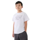 Chlapčenské tričko s krátkym rukávom 4F JUNIOR TSHIRT M2331-10S-WHITE · záber 1