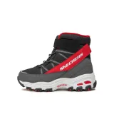 Chlapčenské členkové zimné topánky SKECHERS D Lites Mid black red · záber 2