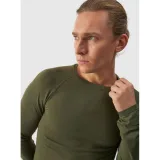 Pánske termo tričko s dlhým rukávom 4F SEAMLESS UNDERWEAR-WAW24USEAM172-43S-KHAKI · záber 2