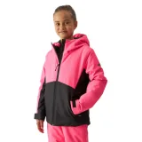Dievčenská lyžiarska bunda 4F JUNIOR TECHNICAL JACKET-JAW23TTJAF292-55N-HOT PINK NEON · záber 1