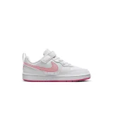 Dievčenská rekreačná obuv NIKE Court Borough Low Recraft white arctic orange pink · záber 1