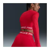 Dámske tréningové tričko s dlhým rukávom NIKE PRO PRO DF 365 CROP LS-657-Red · záber 5