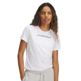 Dámske tréningové tričko s krátkym rukávom UNDER ARMOUR UA TECH PTH GRAPHIC SSC-WHT · záber 1
