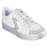 Dámska rekreačná obuv SKECHERS Hiland Quite Chic white silver · záber 1