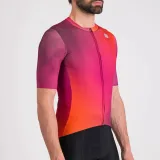 Pánsky cyklistický dres s krátkym rukávom SPORTFUL Rocket jersey, cyclamen carrot prune · záber 4