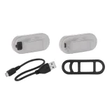 Svetlo na bicykel FORCE ARC 40LM, 30 x LED, USB · záber 2