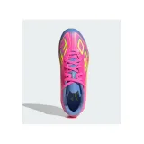 Chlapčenské futbalové kopačky outdoorové ADIDAS F50 League Jr FG MG lucid pink lucid lemon blue fusion · záber 5