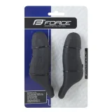 Rohy (bulhorny) na bicykel FORCE RAB 12 cm AL + rubber · záber 3