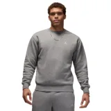 Pánska mikina NIKE M J BRKLN FLC CREW-091 CARBON HEATHER WHITE · záber 1