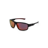 Polarizačné slnečné okuliare H.I.S. POLARIZED HPS47105-1, black, smoke with red mirror POL, 62-15-139 · záber 1