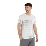Pánske tričko s krátkym rukávom FUNDANGO Jaggy Pocket T-shirt-180-fog · záber 1