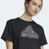 Dámske tričko s krátkym rukávom ADIDAS W ICONS TEE CRO-IM4255-black · záber 5