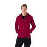 Dámska turistická softshellová bunda NORTHFINDER ASHLEE-510-cherry · záber 1