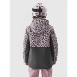 Dievčenská lyžiarska bunda 4F JUNIOR TECHNICAL JACKET-JAW23TTJAF357-90A-MULTICOLOUR ALLOVER · záber 4