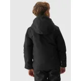 Chlapčenská lyžiarska bunda 4F JUNIOR TECHNICAL JACKET-JAW23TTJAM297-21S-BLACK · záber 3