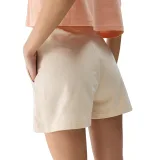 Dámske teplákové kraťasy 4F SHORTS CAS-4FWSS24TSHOF350-12S-CREME · záber 3