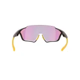 Slnečné okuliare RED BULL SPECT PACE-005, matt black, blue with yellow mirror, CAT3, 2nd lens transparent · záber 3
