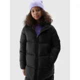 Dievčenská bunda 4F JUNIOR DOWN JACKET-JAW23TDJAF268-21S-BLACK · záber 2