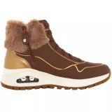 Dámske členkové zimné topánky SKECHERS Uno Rugged Zip Up taupe gold · záber 3