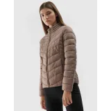 Dámska bunda 4F DOWN JACKET-AW23TDJAF224-82S-LIGHT BROWN · záber 2