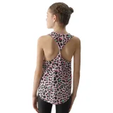 Dievčenské tielko 4F JUNIOR TSHIRT-4FJWSS24TTSHF1141-56A-LIGHT PINK ALLOVER · záber 4