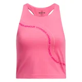 Dievčenské tréningové tielko UNDER ARMOUR G Motion Branded Crop Tank-PNK · záber 1