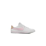 Dievčenská rekreačná obuv NIKE Court Legacy Ks white pink foam honeydew · záber 1