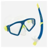Potápačský šnorchlovací set AQUALUNG SATURN COMBO TRANSPARENT BLUE · záber 2