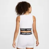 Dámske tréningové tričko s krátkym rukávom NIKE PRO DF 365 CROP TANK-100 WHITE BLACK · záber 3