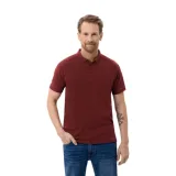 Pánske polo tričko s krátkym rukávom VOLCANO VOLVI-403-BURGUNDY · záber 1