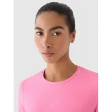 Dámske tréningové tričko s dlhým rukávom 4F LONGSLEEVE FNK-WAW24TFLOF250-54S-PINK · záber 2