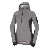 Dámska turistická mikina so zipsom NORTHFINDER MARCELLA-807lightgreenblack · záber 4