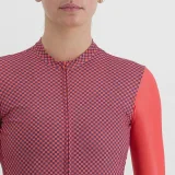 Dámsky cyklistický dres s krátkym rukávom SPORTFUL Checkmate w jersey, pompelmo mulled grape · záber 5