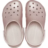 Dievčenské kroksy (rekreačná obuv) CROCS Classic Glitter Clog K quartz glitter · záber 3