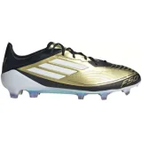 Pánske futbalové kopačky outdoorové ADIDAS F50 Elite Messi M FG gold metallic cloud white core black · záber 1