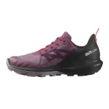 Dámska nízka turistická obuv SALOMON OUTpulse GTX W tulipwood black poppy red · záber 4