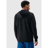 Pánska mikina so zipsom 4F SWEATSHIRT-WMM00TSWSM1768-20S-DEEP BLACK · záber 4
