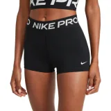 Dámske tréningové kraťasy NIKE PRO Shorts 010 BLACK WHITE · záber 1