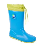 Chlapčenské gumáky COQUI Rainy Collar sea blue citrus flash · záber 1