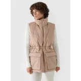 Dámska vesta 4F VEST JACKET-WAW24TVJAF135-83S-BEIGE · záber 2
