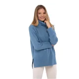 Dámsky sveter VOLCANO S-HEBE-601M-BLUE MEL · záber 2