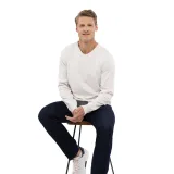 Pánsky sveter VOLCANO S-STIG-101M-CREAM MEL · záber 2